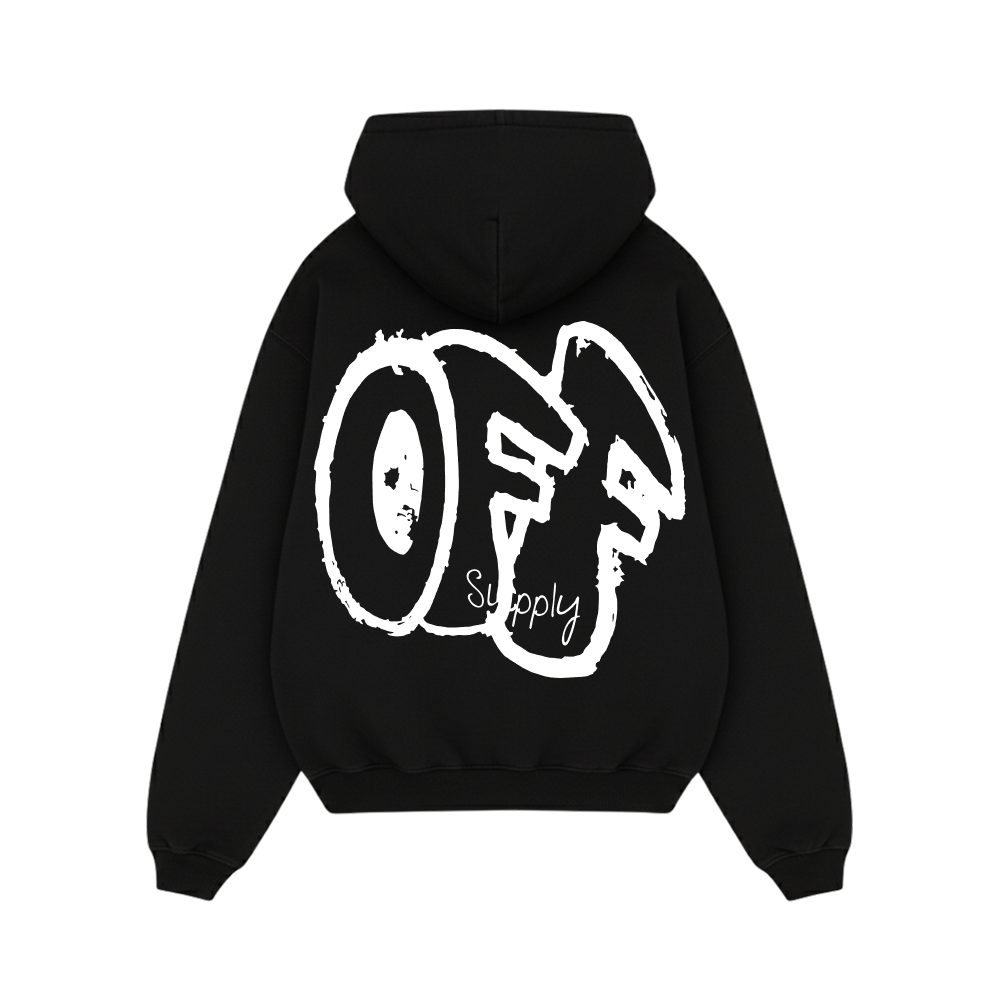 Off supply Club black Hoodie