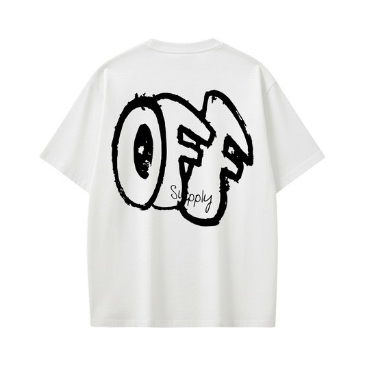 Off supply Club white t-shirt