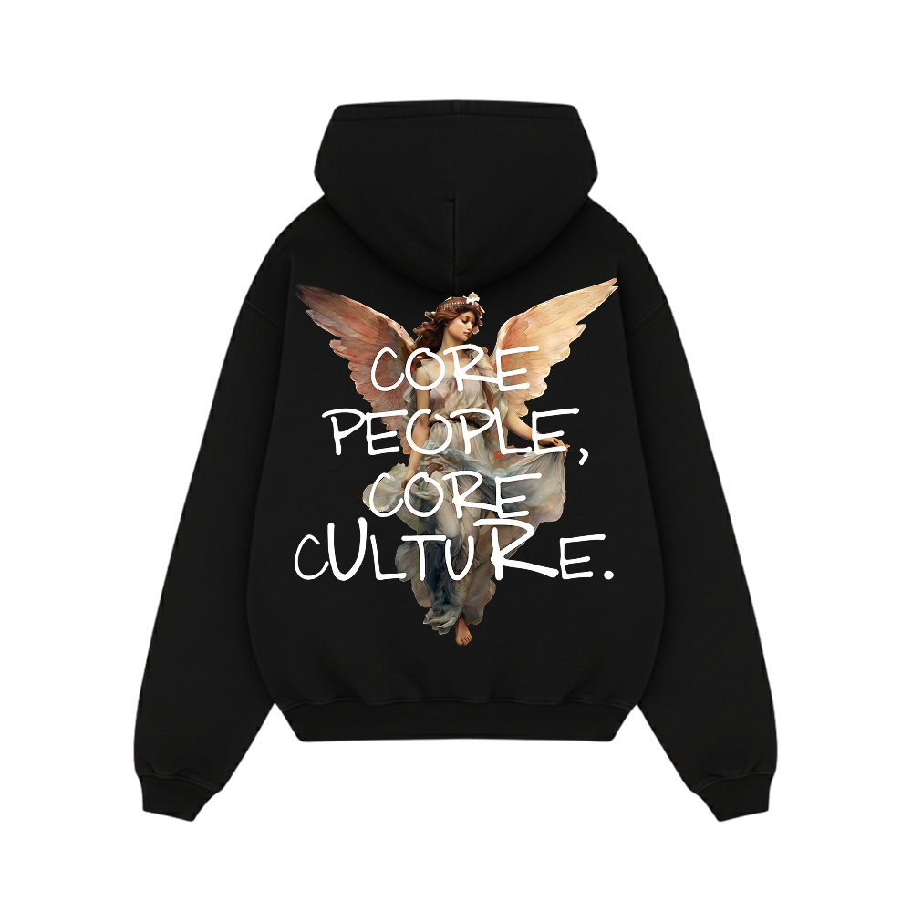 Off supply Core People Core Culture black hoodie