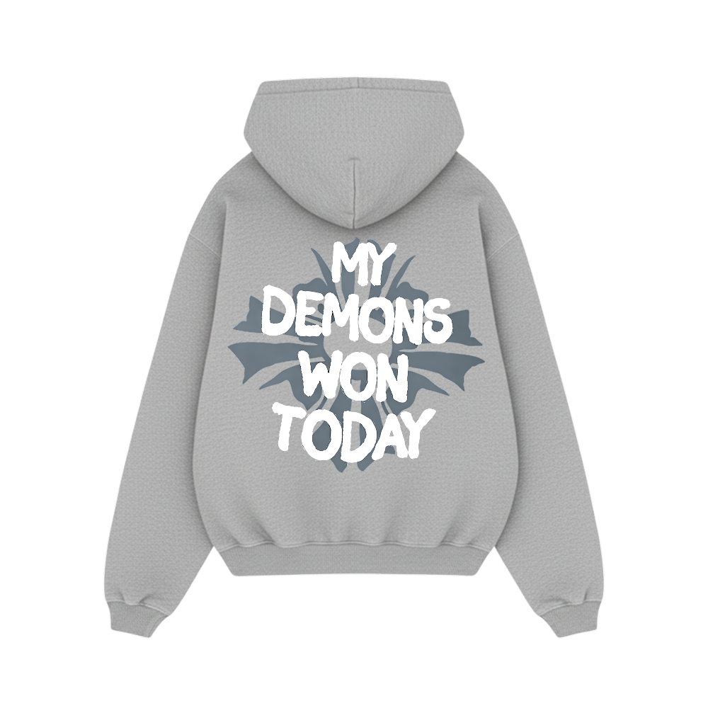 Off supply Demons Grey Hoodie