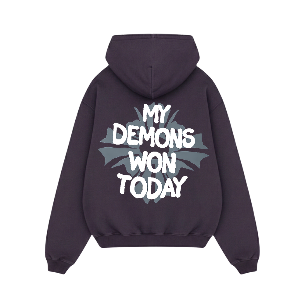 Off supply Demons Purple Hoodie
