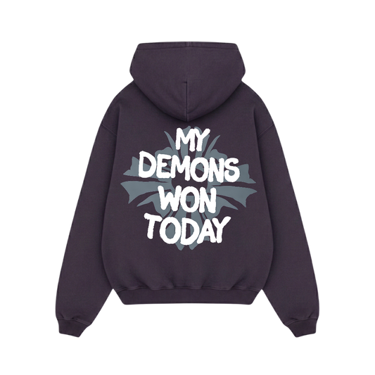 Off supply Demons Purple Hoodie