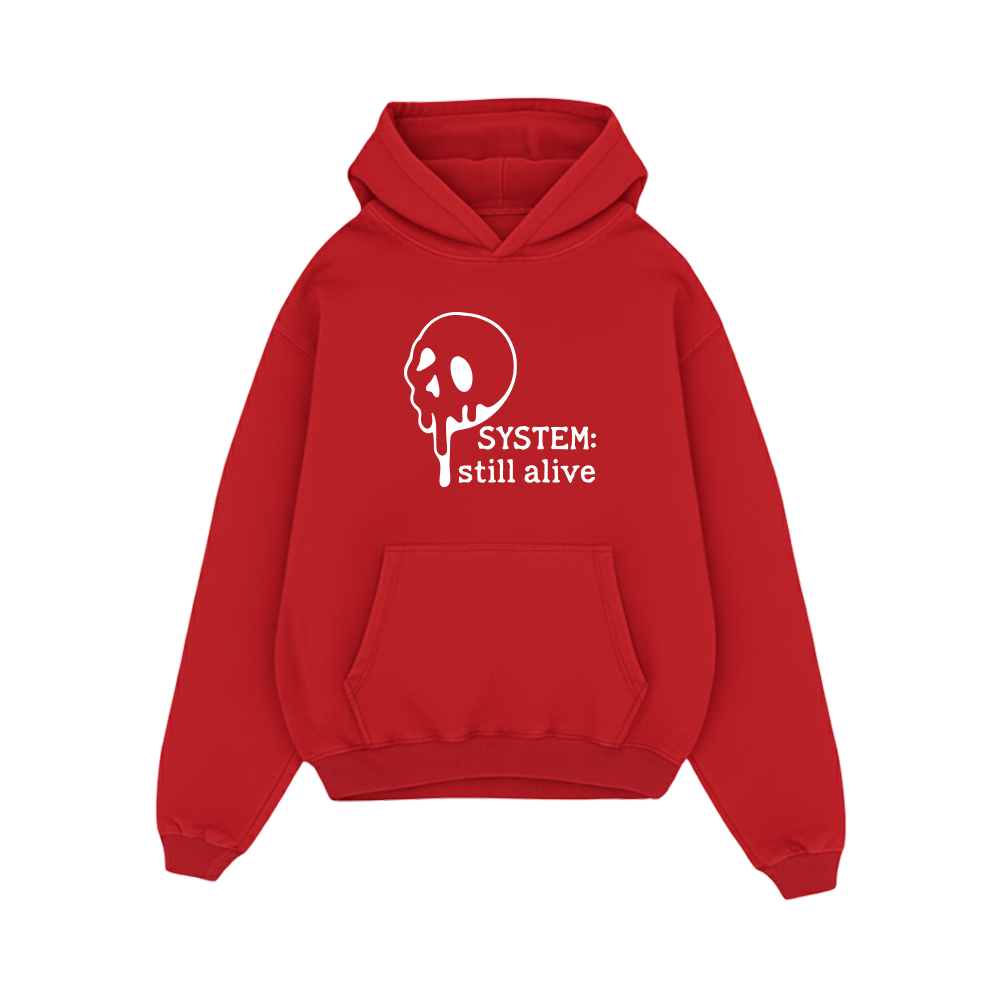 Off supply Don_t Die red hoodie