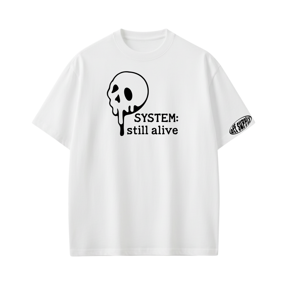 Off supply Don_t Die white t-shirt