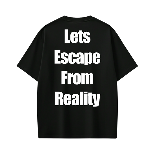 Off supply Escape From Reality black t-shirt