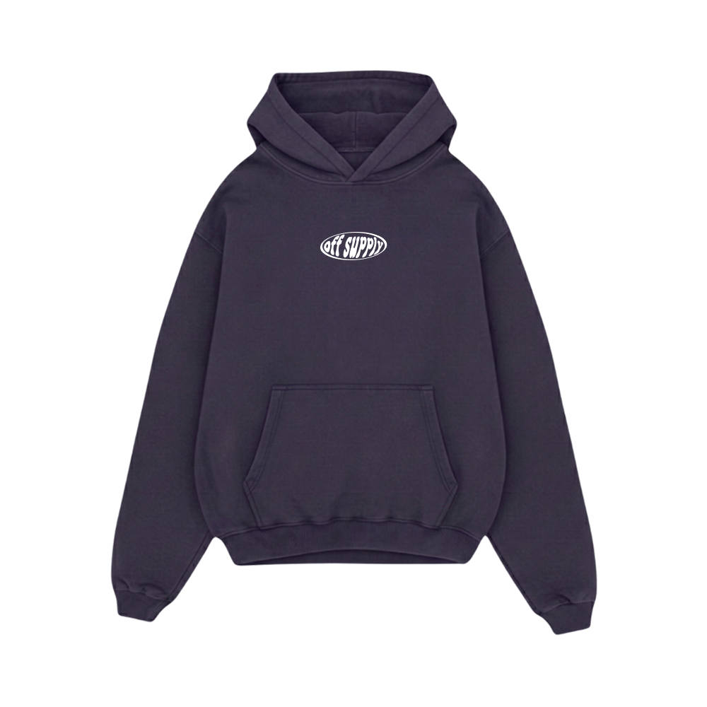 Off supply Escape From Reality purple hoodie