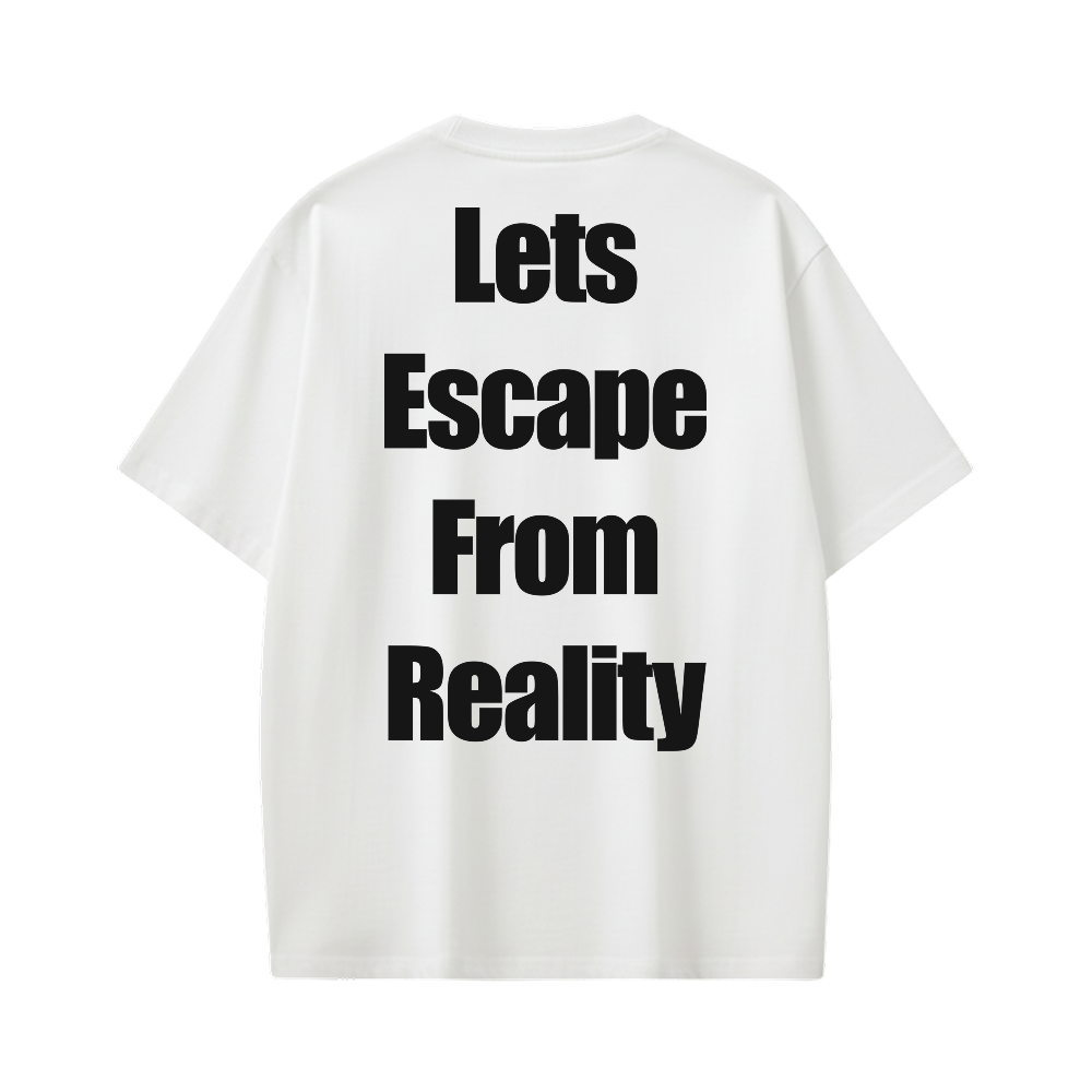 Off supply Escape From Reality white t-shirt