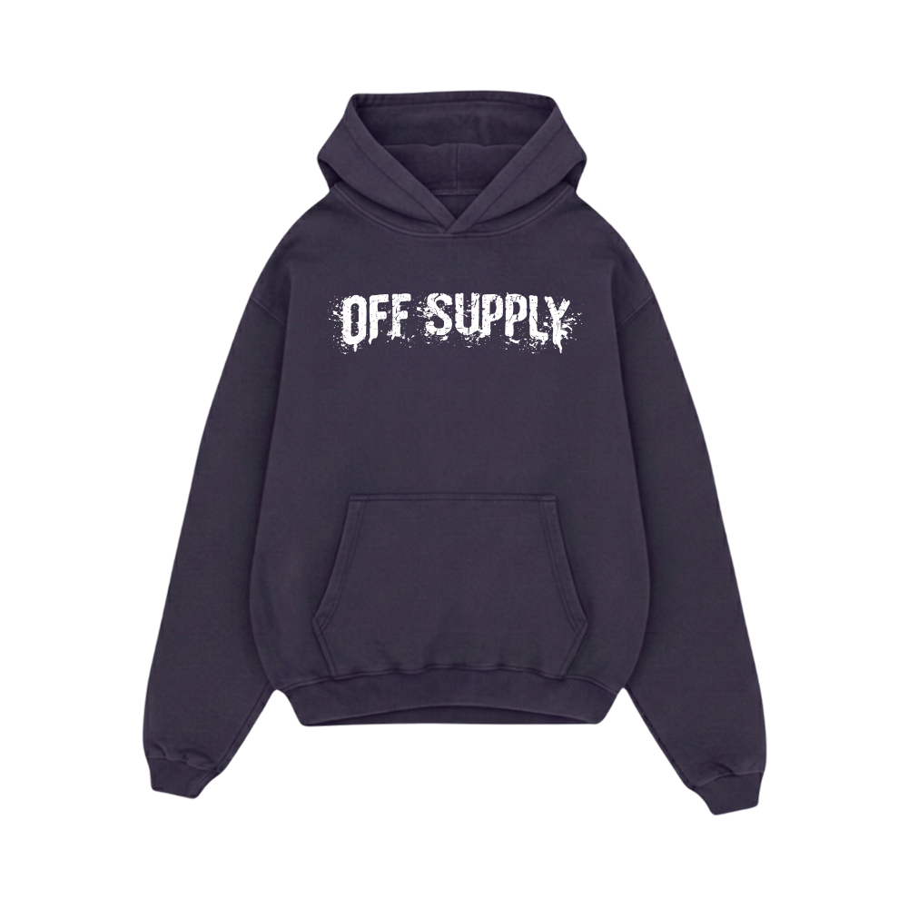 Off supply Eye Angel purple hoodie