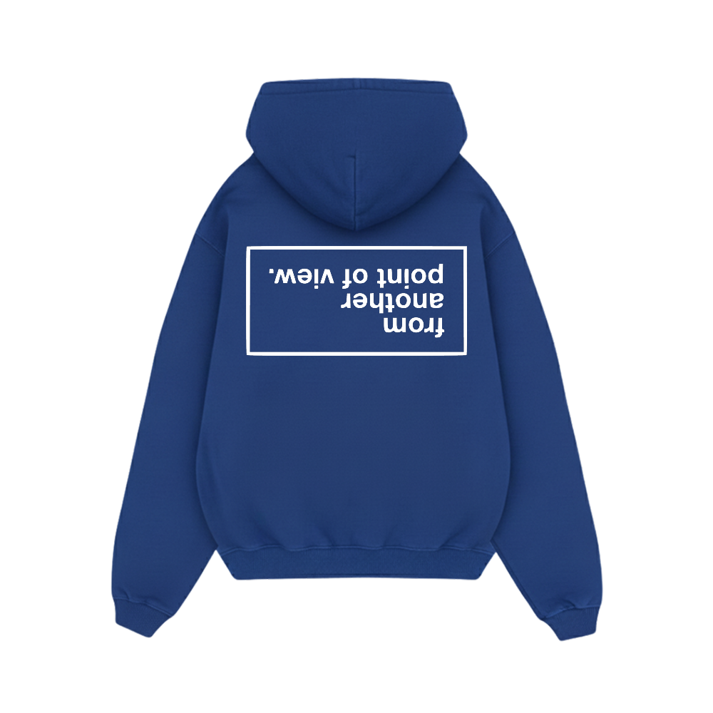 Off supply From another POV blue hoodie