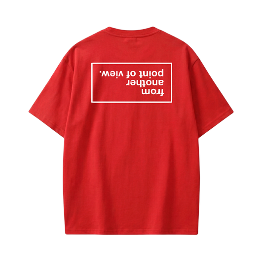 Off supply From another POV red t-shirt