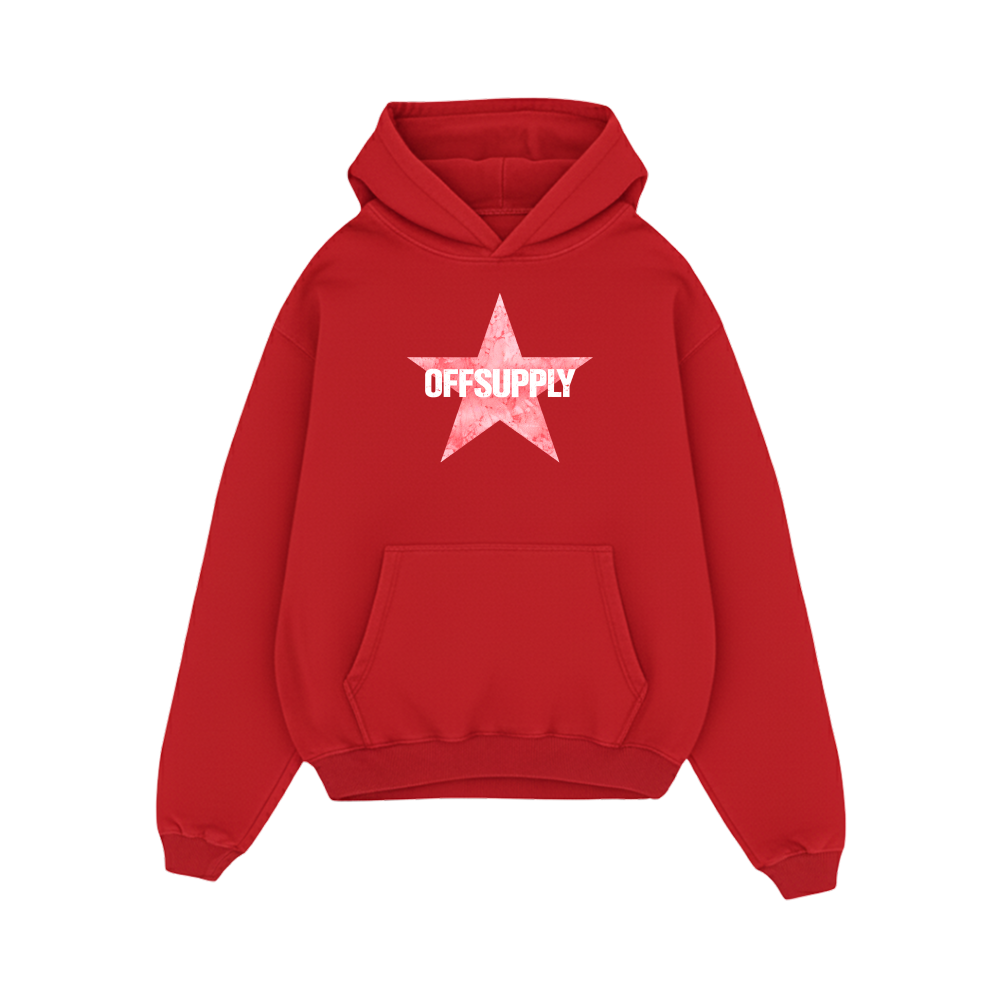 Off supply Music Drug Red Hoodie