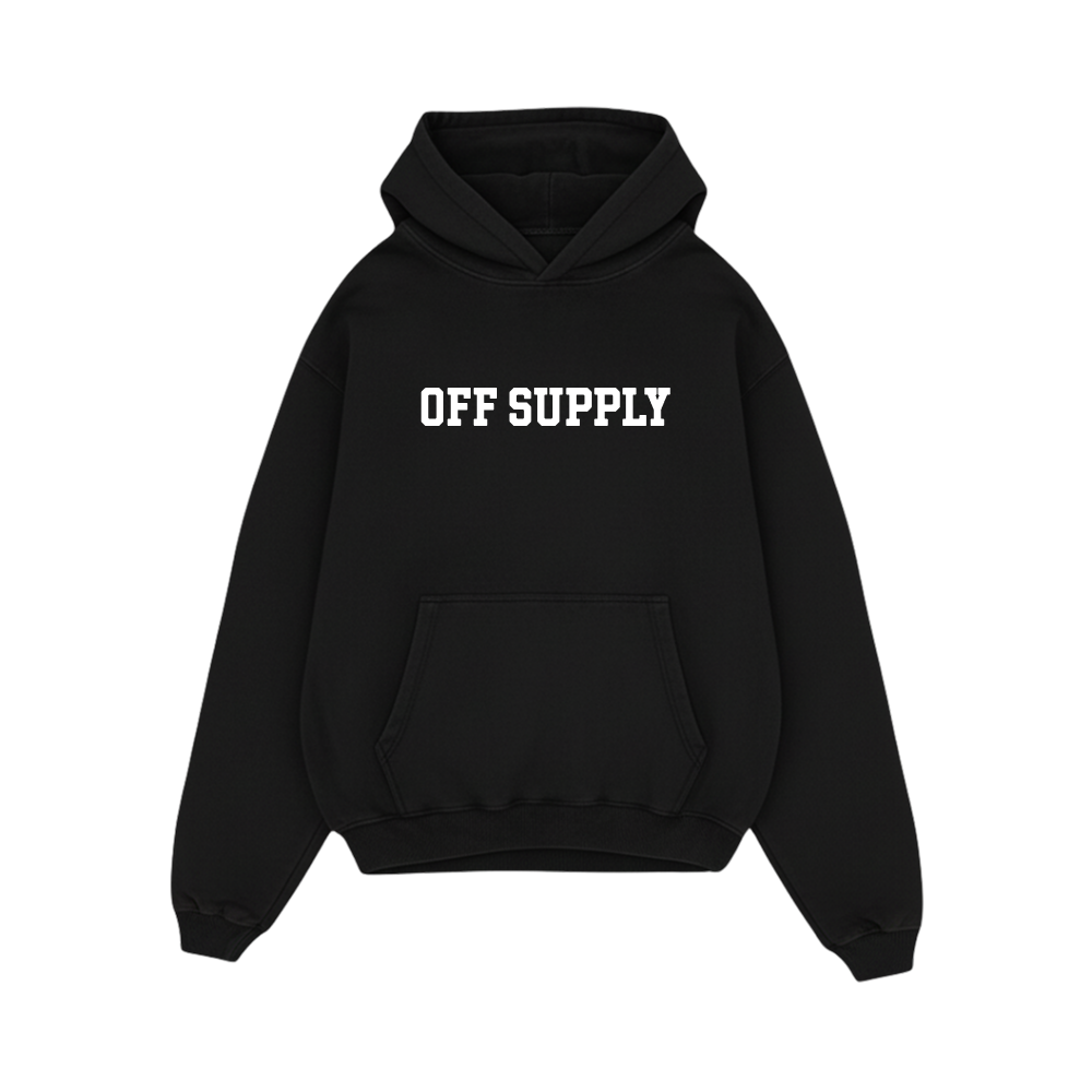 Off supply OS black hoodie
