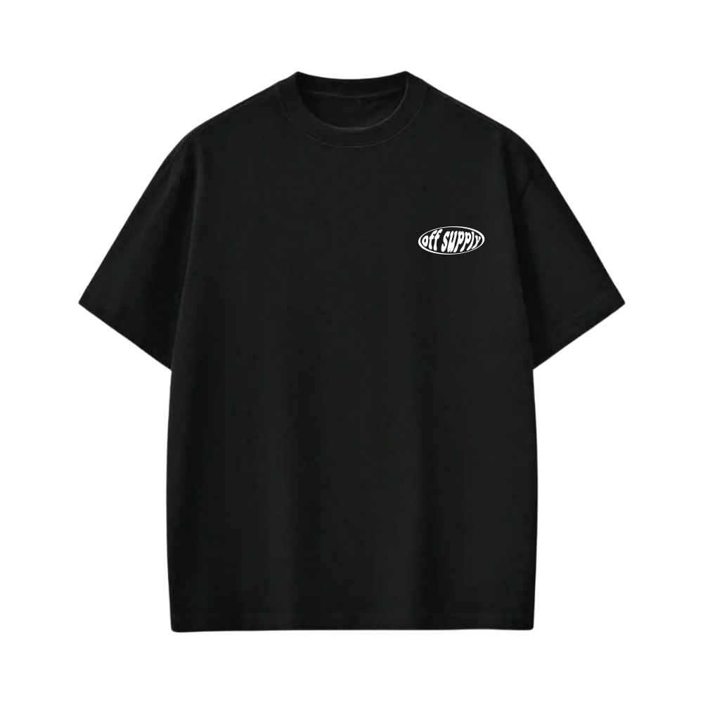 Off supply Orange Dagger black t-shirt