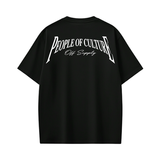 Off supply People of Culture Black t-shirt