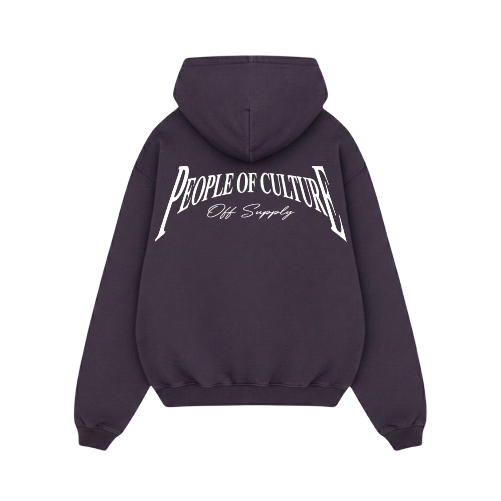 Off supply People of Culture purple hoodie