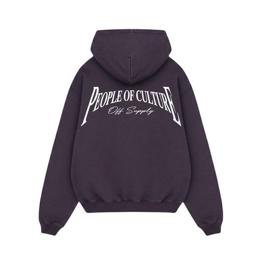 Off supply People of Culture purple hoodie