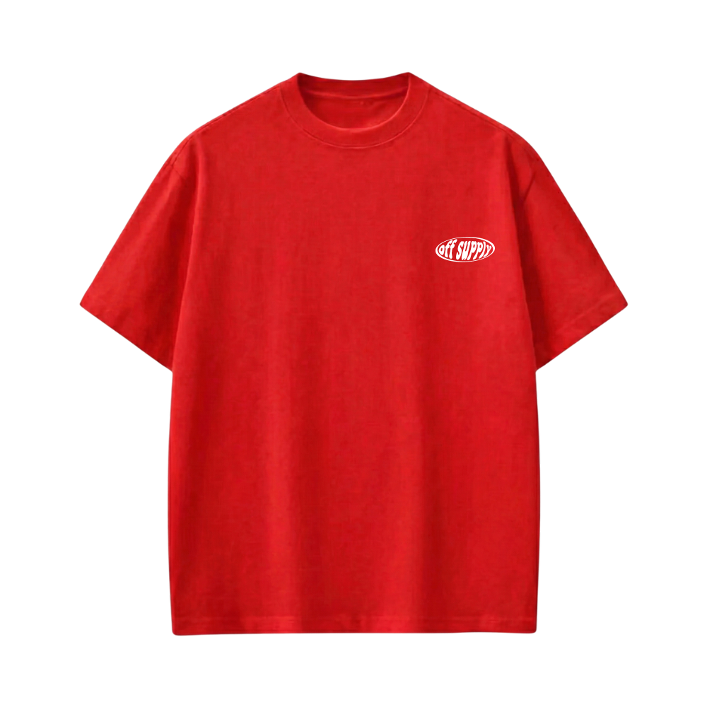 Off supply Pixel Warrior Red T-shirt