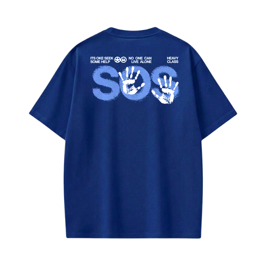 Off supply SOS Blue T-shirt