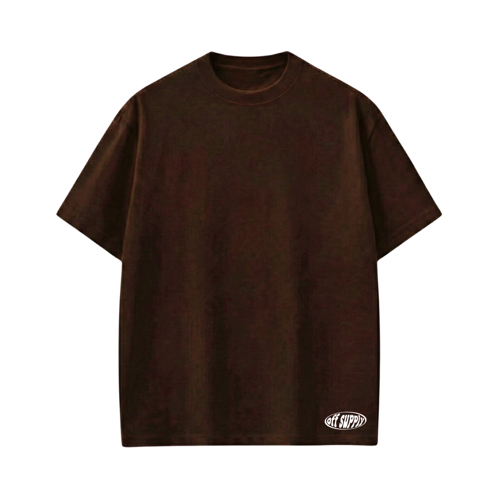 Off supply SOS Brown T-shirt