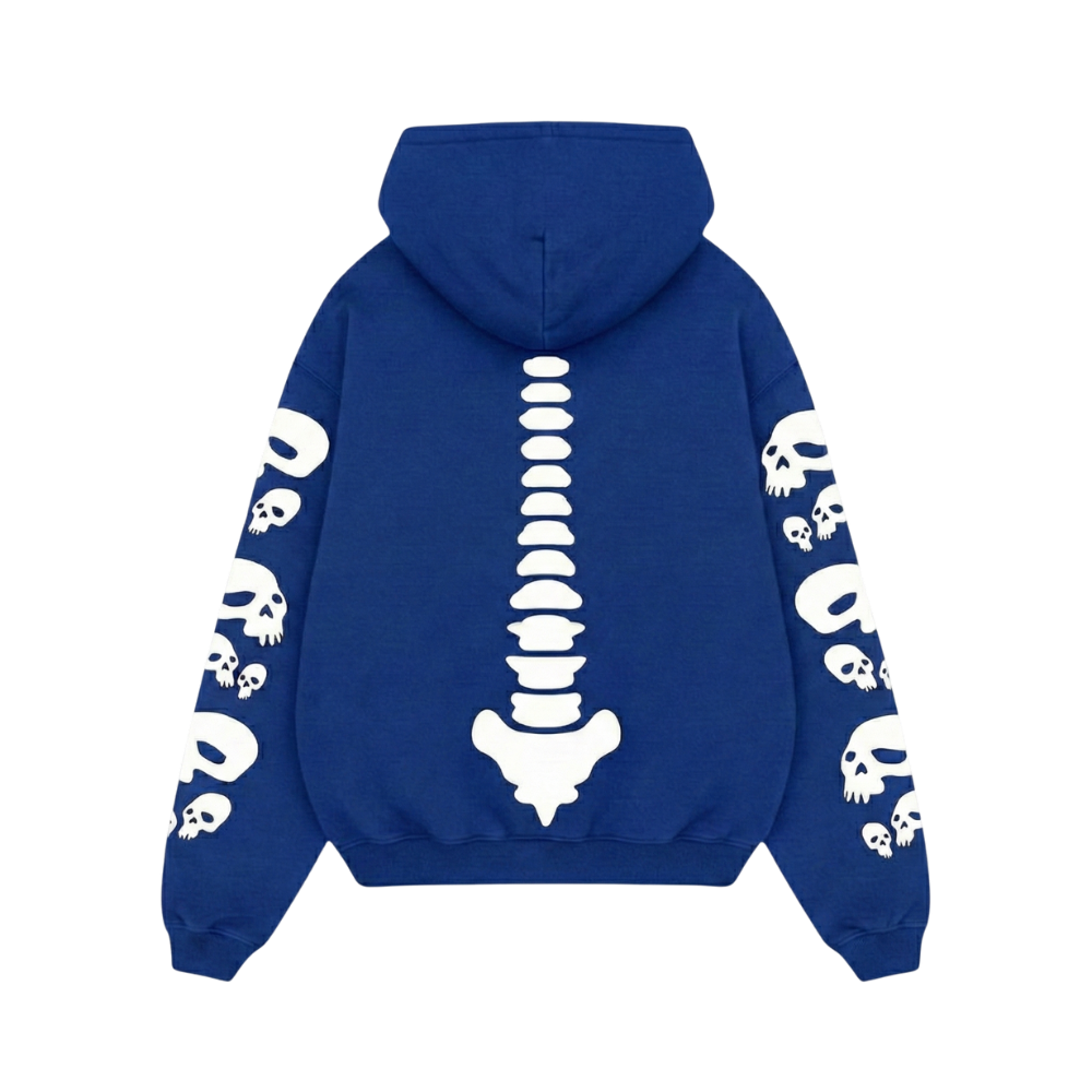 Off supply Skulls blue Hoodie