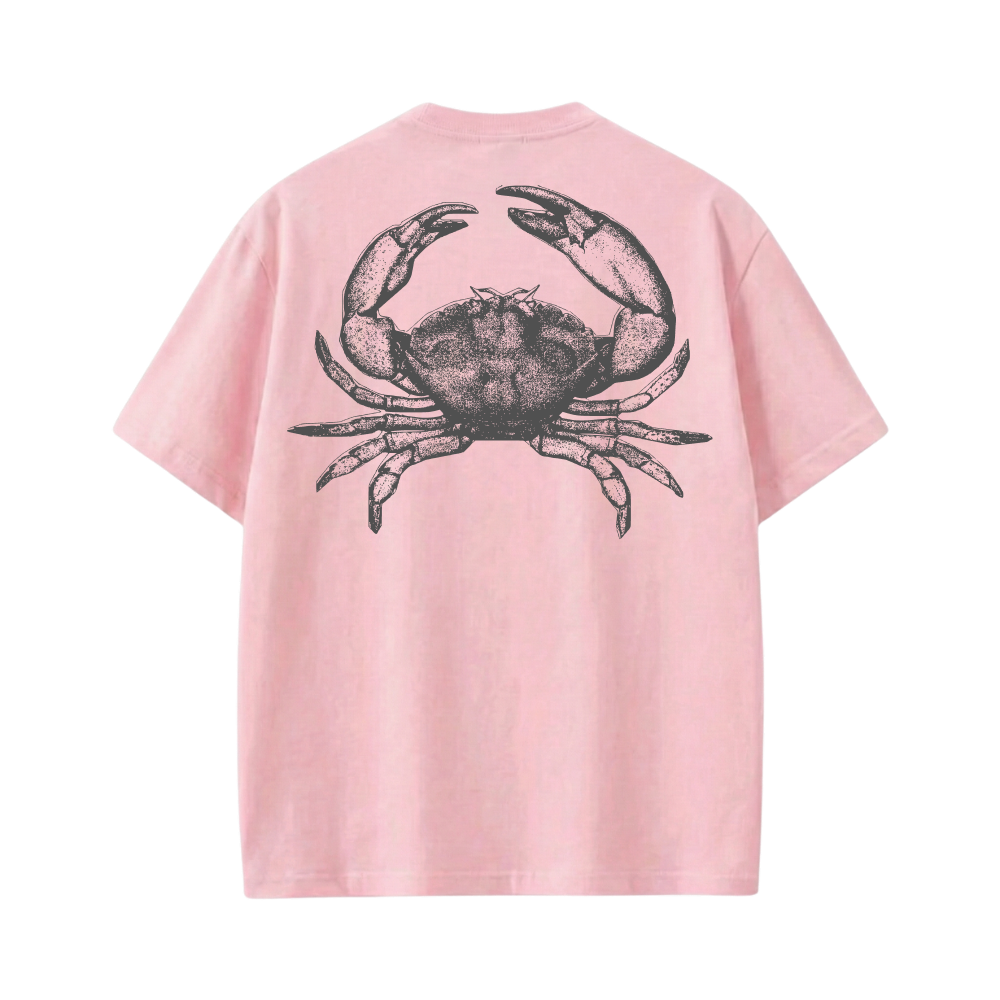 Off supply The crab pink t-shirt