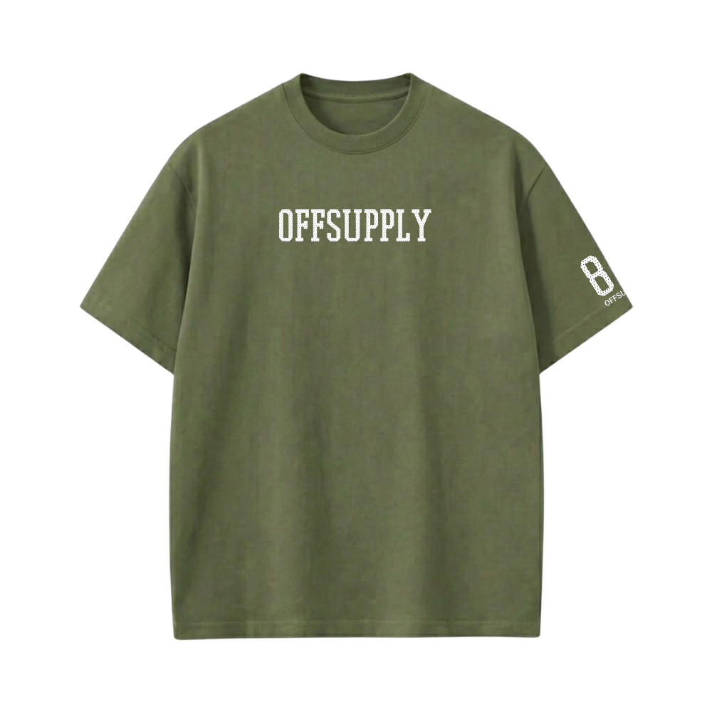 Off supply They come they go Olive T-shirt
