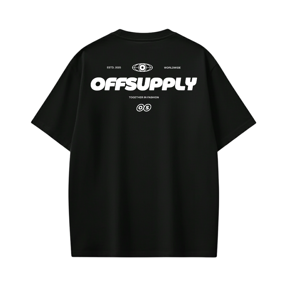 Off supply Together in Fashion black tshirt