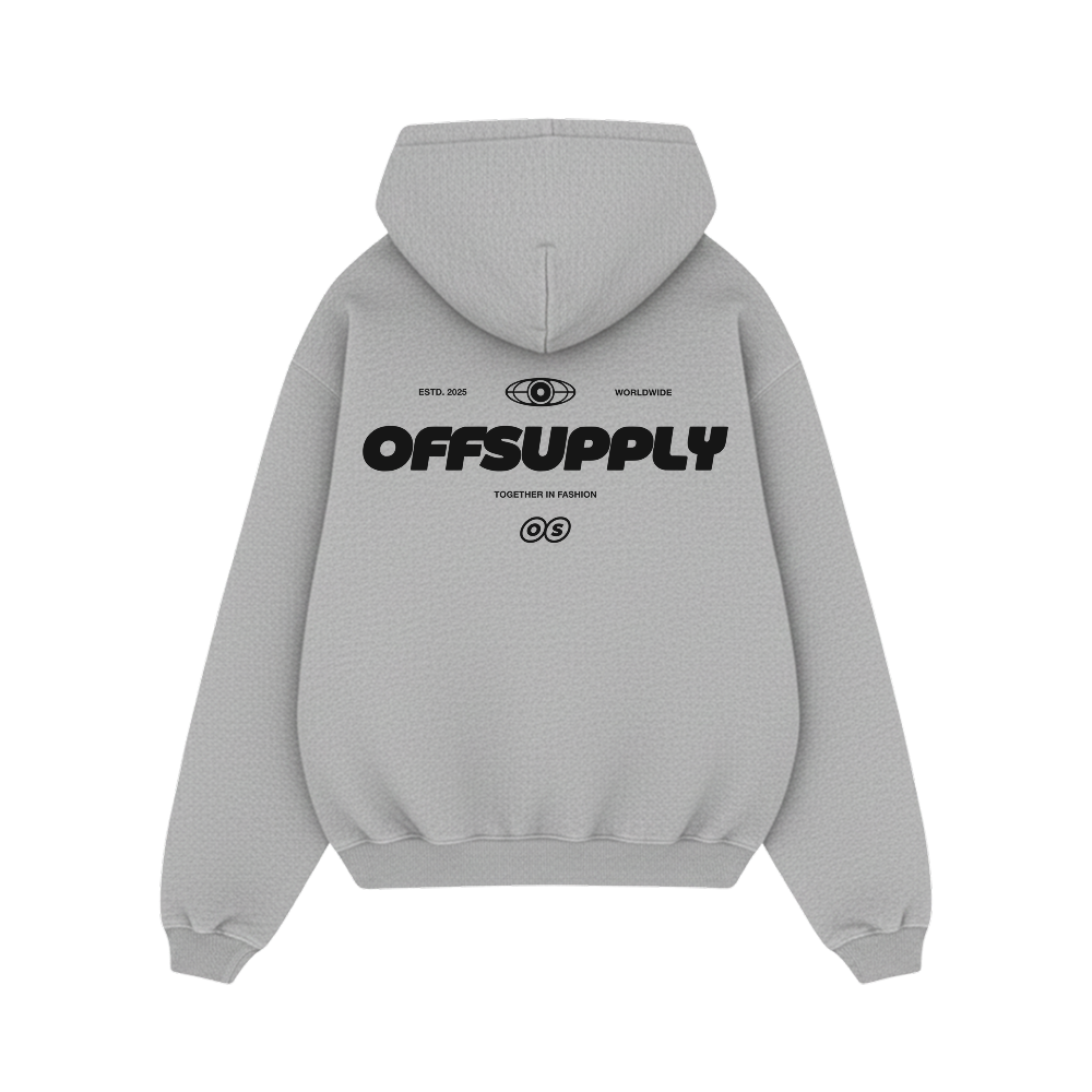Off supply Together in Fashion grey hoodie