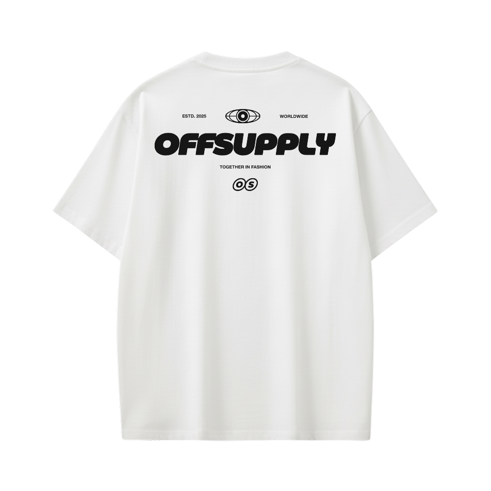 Off supply Together in Fashion white t-shirt
