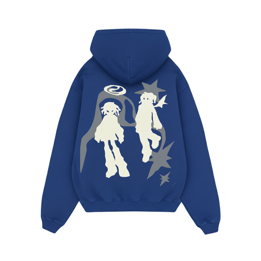 Off supply Two souls blue hoodie