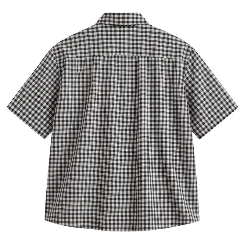 OFF SUPPLY HARMONY B/W CHECKS SHIRT
