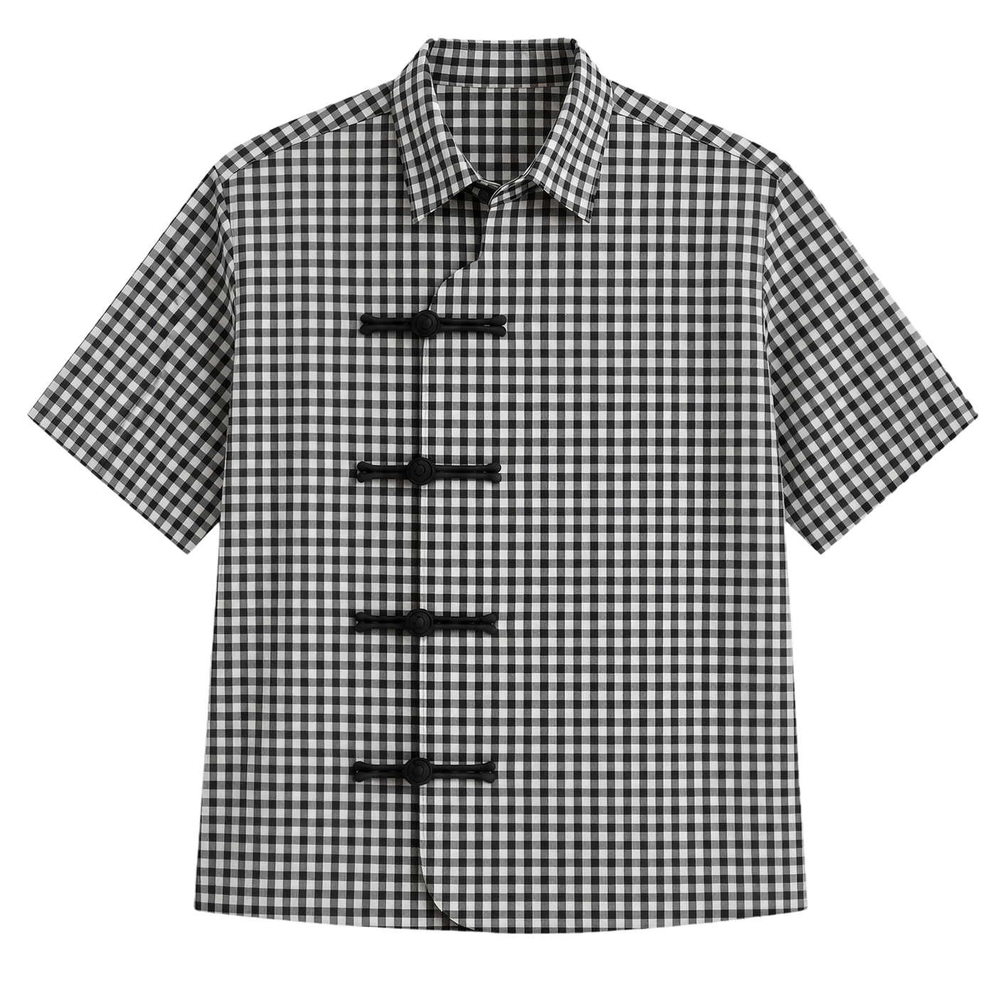 OFF SUPPLY HARMONY B/W CHECKS SHIRT