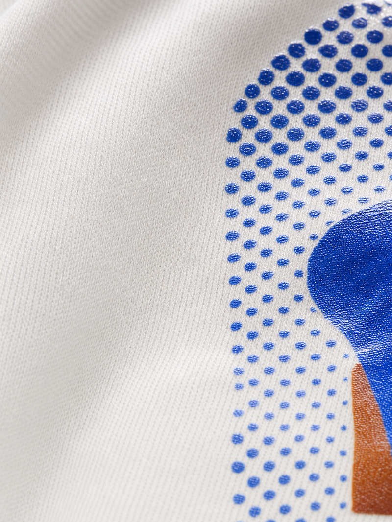 Off Supply Mbappé Velocity White T-Shirt – close-up detail
