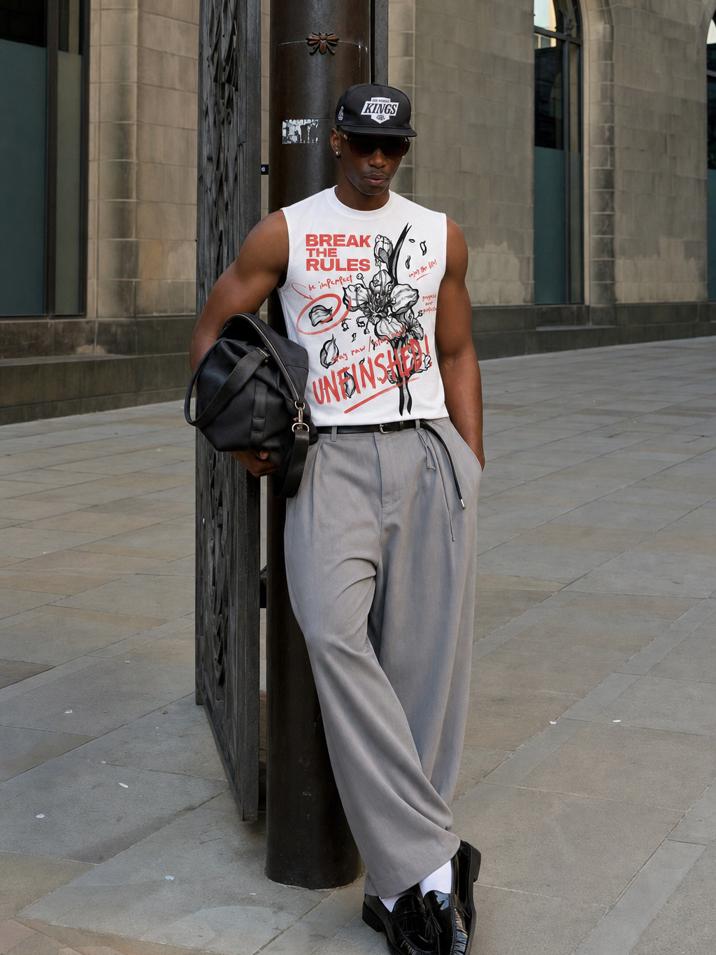 OFF SUPPLY BREAK THE RULE WHITE TANK – model front