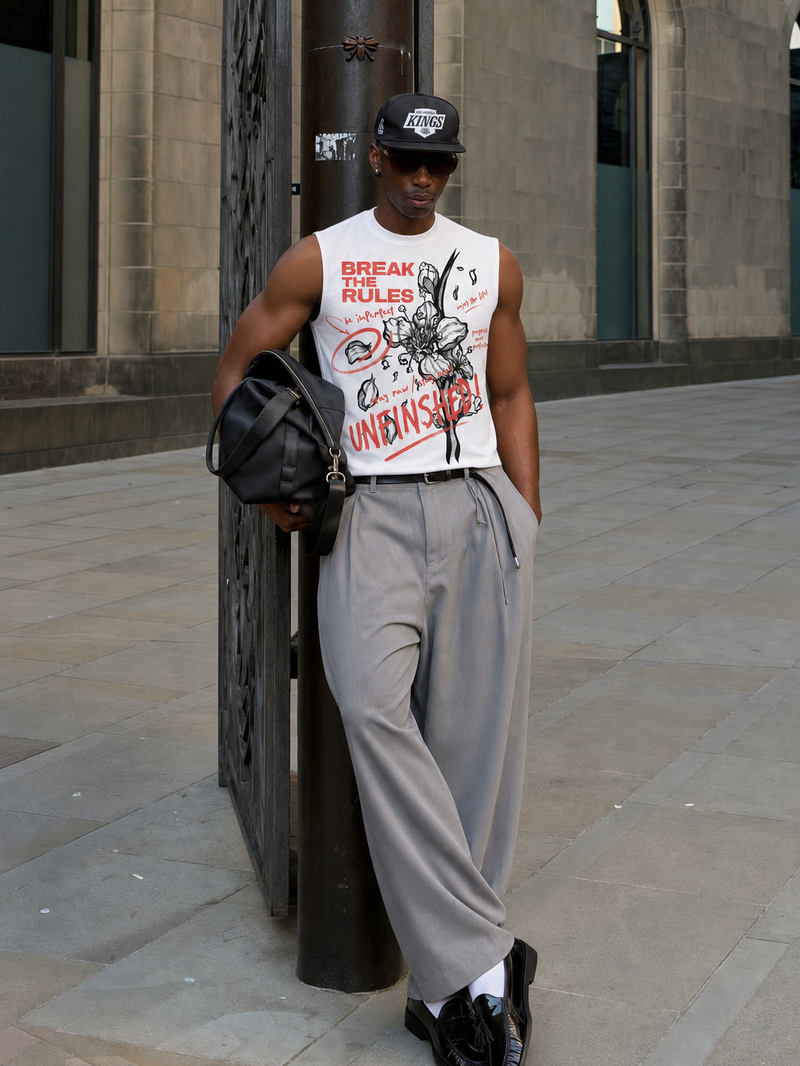 OFF SUPPLY BREAK THE RULE WHITE TANK – model front
