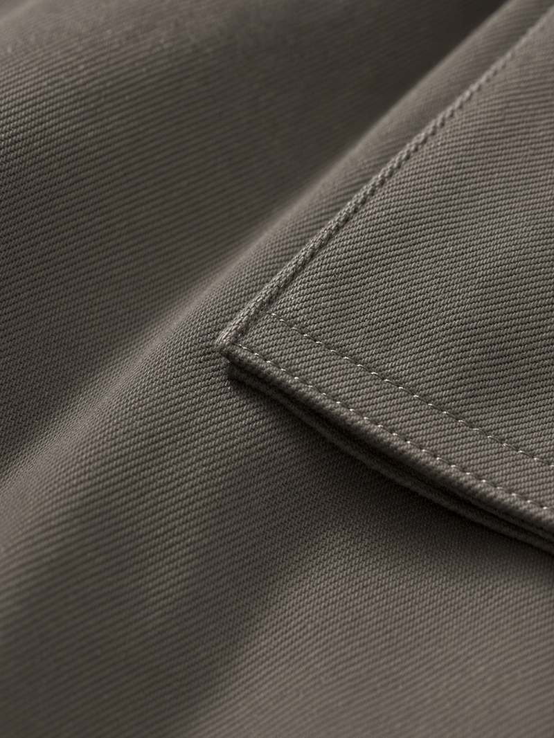 Off Supply Horizon Gray Trousers – close-up detail