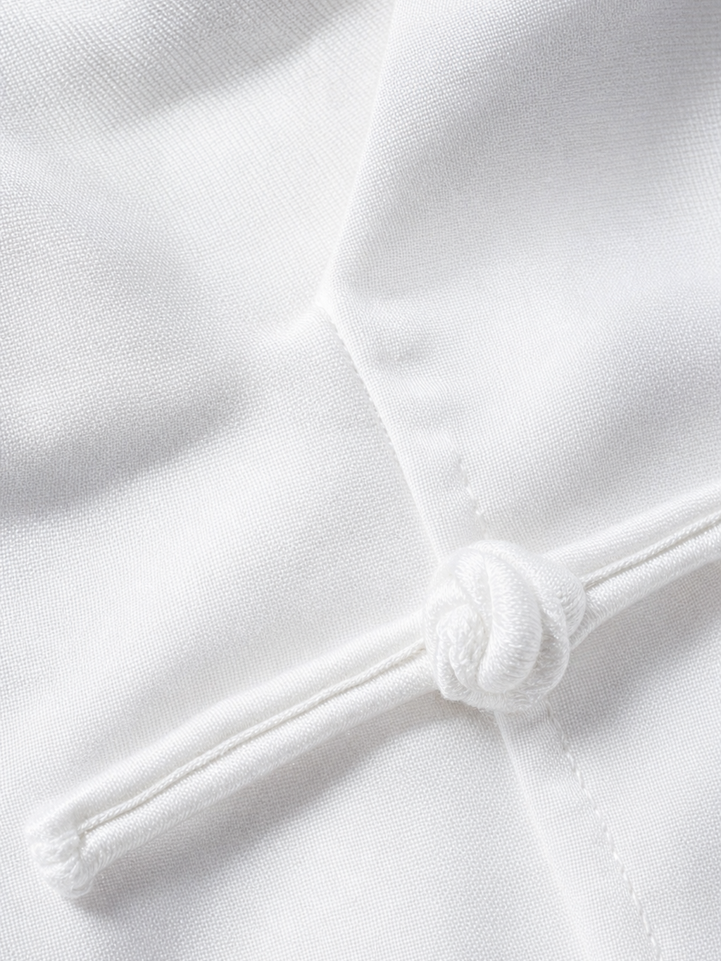 OFF SUPPLY CLASSIC HARMONY WHITE SHIRT – close-up detail