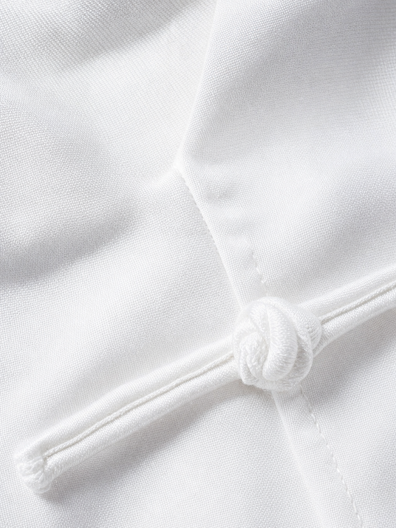 OFF SUPPLY CLASSIC HARMONY WHITE SHIRT – close-up detail