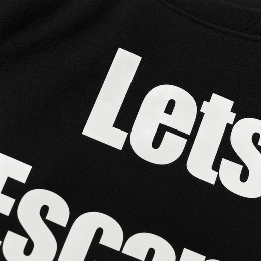 Off supply Escape From Reality black t-shirt