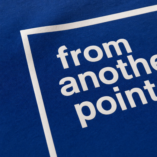 Off supply From another POV blue t-shirt