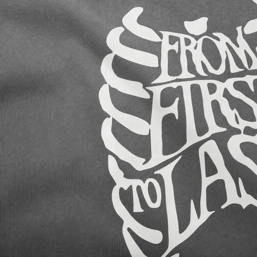 Off supply From First to last grey t-shirt