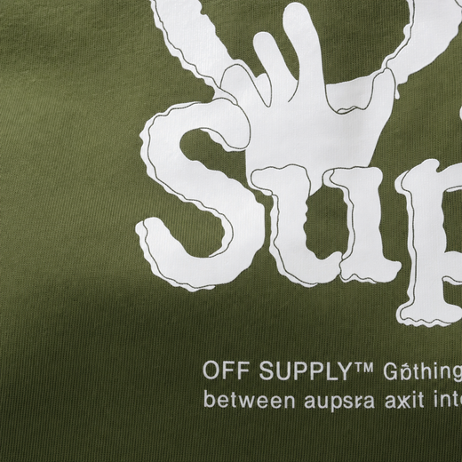 Off supply Modern Fashion olive green t-shirt
