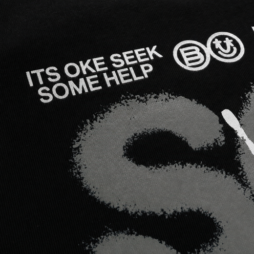Off supply SOS Black T-shirt