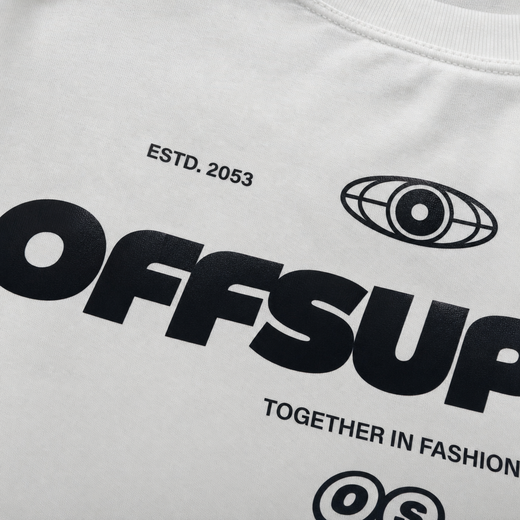 Off supply Together in Fashion white t-shirt