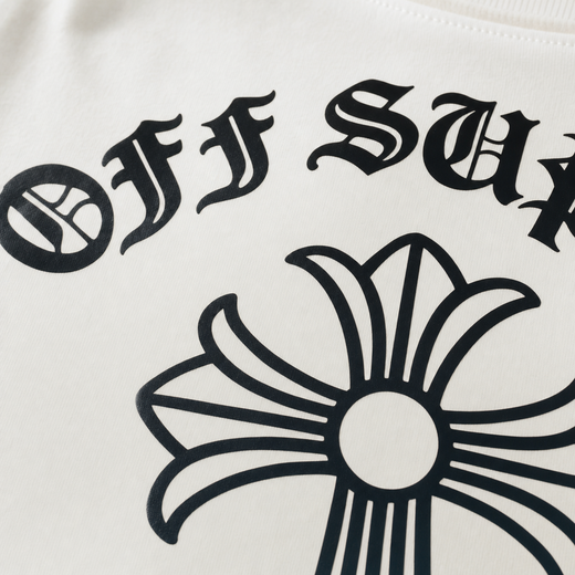 Off Supply Premium Ornate Cross T-Shirt