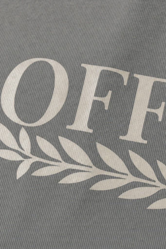 Close-up fabric detail - Off Supply Core Basics Graphic T-shirt