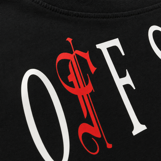 Off Supply Aurora Flames Statement T-shirt