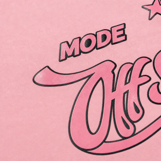 Off supply Devil Mode T- Shirt Pink