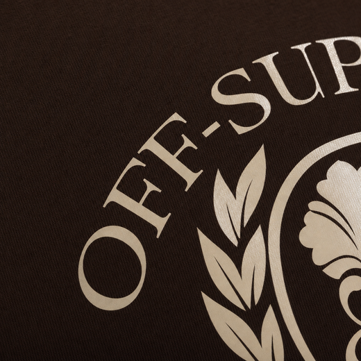 Off Supply Essence Brown Crop Top