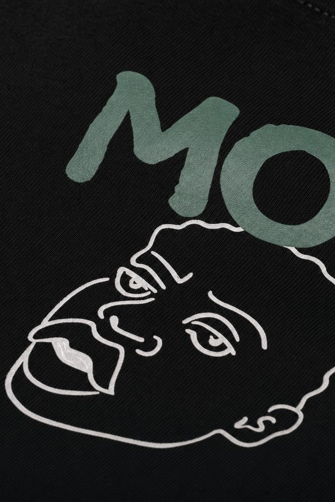 Close-up fabric detail - Off Supply Mother Lover Shirt - Black